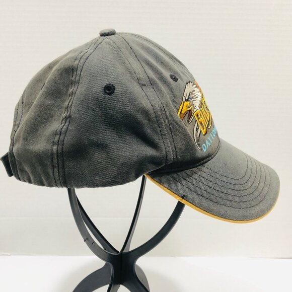 2007 Bikeweek Baseball Trucker Hat Daytona Beach Embroidered Logo Gray Motorcycl - Picture 3 of 7